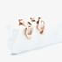 9ct Rose Gold 0.78ct Oval Cut Morganite Eye Stud Earrings HM-33-29-008