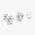 18ct White Gold Brilliant Cut 0.70ct Diamond Daisy Stud Earrings KDCER66/31719C
