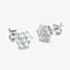 18ct White Gold Brilliant Cut 1.00ct Diamond Daisy Stud Earrings KDCER100/51520C