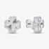 Pure Brilliance 9ct White Gold 0.15ct Diamond Clover Stud Earrings THE46885-15SF (WG)