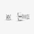 Pure Brilliance 9ct White Gold 0.33ct Round Cut Diamond Stud Earrings THE2534-33 (WG)