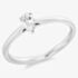 Platinum Excellence Platinum 0.31ct Certificated Pear Cut Diamond Solitaire Ring ENG31425 (M)