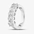 Platinum Certified 1.63ct Oval Cut Diamond Five Stone Ring RN11087
