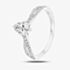 Platinum Split-Shoulder Marquise Diamond Engagement Ring (M) ENG6172
