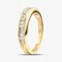 18ct Yellow Gold 0.50ct Princess & Baguette Cut Diamond Half Eternity Ring R10548Y-0.50 N