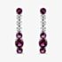 18ct White Gold Ruby & Diamond Fancy Dropper Earrings HSE1062(RU)PR