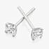 Gold Impression 18ct White Gold 0.40ct Round Brilliant Cut Diamond Stud Earrings EE338
