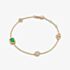 Tivon 18ct Yellow Gold Emerald & Diamond Eden Bracelet BY-0100-EM