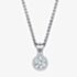 Geoghegan Cannele 18ct White Gold Diamond 0.33ct Halo Cluster Pendant CAN68/W