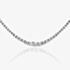 18ct White Gold 5.00ct Diamond Graduating Necklace THN24356-500