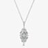 18ct White Gold 1.82ct Baguette & Brilliant Cut Diamond Fancy Drop Pendant  LG201/PA