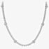 18ct White Gold 4.30ct Diamond Halo Cluster Necklace HSN1015(4.30CT)S