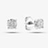 Platinum 1.00ct Brilliant Cut Diamond Stud Earrings 5035E/PL/DQD100