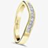 Brown & Newirth Aiko 9ct Yellow Gold 0.35ct Diamond Wishbone Ring HET168 9Y LDS