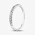 9ct White Gold 0.25ct Diamond Pave Set Half Eternity Ring THR15238-25TP