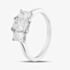 Platinum 1.47ct Radiant Cut Diamond Three Stone Ring RN5874 PLT