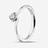 1888 Collection Platinum 0.50ct Certificated Round Cut Diamond Twist Solitaire Ring RI-137(.50CT PLUS)