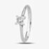1888 Collection Platinum Princess Cut 0.40ct Diamond Solitaire Ring RI-2022
