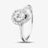 1888 Collection Platinum 1.00ct Certificated Pear Cut Diamond Cluster Ring DSC42(7X5)