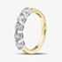 1888 Collection 18ct Yellow Gold Certificated 1.00ct Round Cut Diamond Five Stone Ring HET1001(1.00CT PLUS)