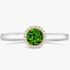 Tivon 18ct White Gold Brilliant Cut 0.50ct Peridot Ring RTT-1637-PD