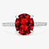 Tivon 18ct White Gold Diamond & 2.82ct Tourmaline Cocktail Ring RW-1433-PT