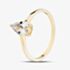 9ct Yellow Gold Pear Shaped Cubic Zirconia Ring 1.84.1549
