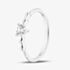 Fashionista Silver Sterling Silver Heart Shaped Cubic Zirconia Ring 042-60407/SP