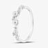 Fashionista Silver Sterling Silver Cubic Zirconia & Simulated Pearl Ring 042-59588/SP
