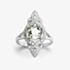 V Jewellery Entwine Green Amethyst Ring 3090