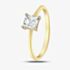 9ct Gold Single Stone 5mm Cubic Zirconia Ring 1.84.6209