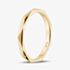 Yellow Gold Plated Sterling Silver Geometric Band Ring 012-27231/GP