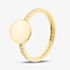 Yellow Gold Plated Sterling Silver Engravable Cubic Zirconia Eternity Ring AR9693Z/G