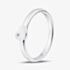 Fashionista Silver Sterling Silver Cubic Zirconia Engravable Heart Ring 05S2AZR422805