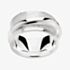 Bastain Silver Matte and Polished Band Ring 12185-54
