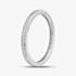 Silver Cubic Zirconia Full Eternity Band Ring OJR0222
