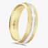 Brown & Newirth Flux 18ct Yellow & White Gold 5mm Ring 6005 5.0