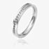 9ct White Gold 3.0mm Channel Set Diamond Flat Court Wedding Ring WGH2/3R125 9W HSI