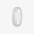 Platinum 6mm Frosted Court Ring 6LMC-PT(DC143) M