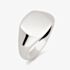 Argentium Maidens Cushion Medium Signet Ring MCM-ARG-MED