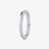 Platinum 0.20ct Brilliant Cut Diamond Offset Ring OSW-270-050-020-PT (O.5)