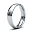 9ct White Gold 5.0mm Medium Court Wedding Ring 5GMC-9W