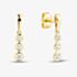 Gold Plated 0.25ct Lab Grown Diamond Triple Drop Earrings LGE46753-25