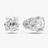 14ct White Gold 4.00ct Certificated Brilliant Cut Lab Grown Diamond Stud Earrings TH0583012
