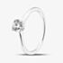 9ct White Gold 0.50ct Certificated Brilliant Cut Lab Grown Diamond Solitaire Ring LGR21614-50