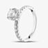 9ct White Gold 1.50ct Certificated Brilliant Cut Lab Grown Diamond Shoulder Set Solitaire Ring LGR43483-150