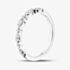9ct White Gold 0.33ct Marquise Cut Lab Grown Diamond Half Eternity Ring LGR43796-33