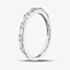 9ct White Gold 0.25ct Baguette Cut Lab Grown Diamond Half Eternity Ring LGR45675-25