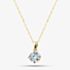 9ct Yellow Gold 0.50ct Lab Grown Diamond Solitaire Pendant Necklace LGP3119-50AN (YG)