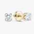 9ct Yellow Gold 0.50ct Lab Grown Diamond 4 Claw Stud Earrings LGE2534-50AN